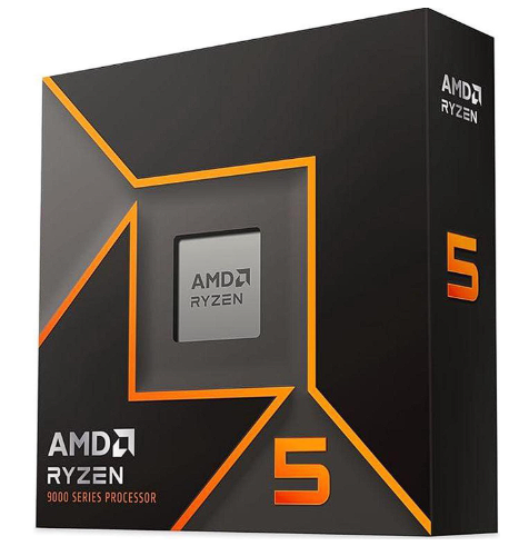 AMD Ryzen 5 9600X - Ryzen 5 9000 Series Granite Ridge (Zen 5) 6-Core 3.9 GHz - Socket AM5 65W - Radeon Graphics Processor - 100-100001405WOF