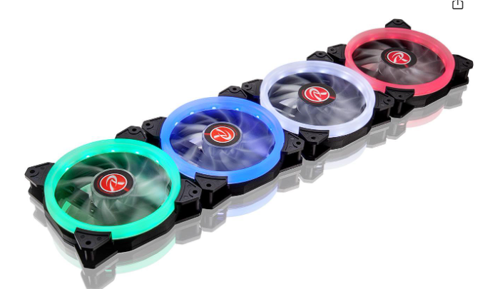 RAIJINTEK IRIS 12 RED, 12025 LED PWM fan