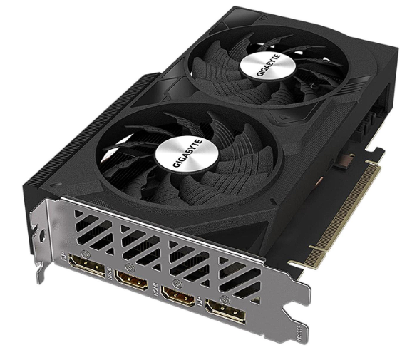 GIGABYTE GeForce RTX 4060 WINDFORCE OC 8G Graphics Card, 2x WINDFORCE Fans, 8GB 128-bit GDDR6, GV-N4060WF2OC-8GD Video Card