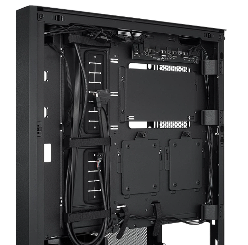 LIAN LI LANCOOL 216RX Black Steel / Tempered Glass ATX Mid Tower Computer Case ,2x 16 cm ARGB Fans Included ----LANCOOL 216RX