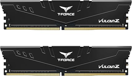 TEAMGROUP T-Force Vulcan Z DDR4 DRAM 16GB Kit (2x8GB) 3200MHz Desktop Memory Module (PC4-25600) CL16 Ram (Gray