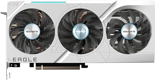 Видеокарта GIGABYTE GeForce RTX 4070 Super Eagle OC ICE 12G, 3 вентилятора WINDFORCE, 12 ГБ