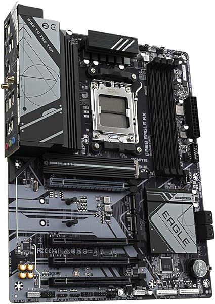 GIGABYTE B650 Eagle AX AM5 LGA 1718 AMD B650 ATX, DDR5 Triple M.2, PCIe 5.0, USB 3.2 Gen2x2 Type-C, AMD Wi-Fi 6E, Realtek GbE LAN