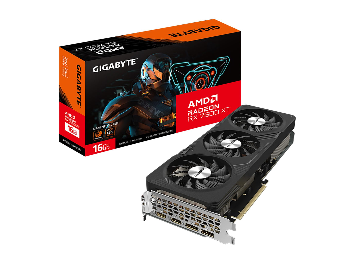 Gigabyte GAMING Radeon RX 7600 XT OC 16G - Radeon RX 7600 XT - 16 GB - GDDR6