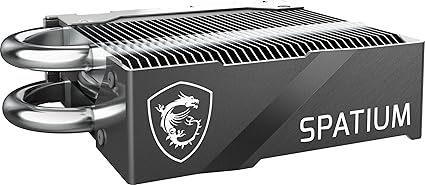 MSI Gaming SPATIUM M570 PRO PCIe 5.0 NVMe M.2 2TB FROZR Internal SSD (PCIe Gen5, NVMe 2.0, M.2 2280, Read 12400 MB/S, Write 11800 MB/S, 2TB)