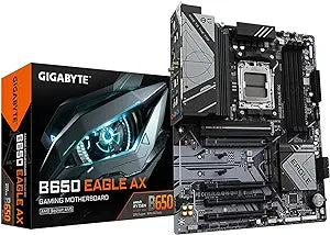 GIGABYTE B650 Eagle AX AM5 LGA 1718 AMD B650 ATX, DDR5 Triple M.2, PCIe 5.0, USB 3.2 Gen2x2 Type-C, AMD Wi-Fi 6E, Realtek GbE LAN