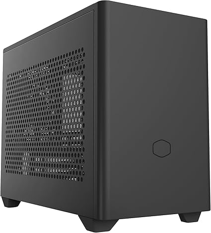 Cooler Master NR200 Mini-ITX PC Case, 330mm Horizontal Triple-Slot Mount GPU, 240mm|280mm AIO, SFX PSU 130mm, Compatible RX 7900 XTX|4080 Super, Vented Panels, DIY