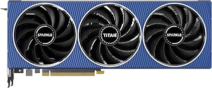 Sparkle Intel Arc A770 Titan OC Edition, 16GB GDDR6, ThermalSync, Torn Cooling, Axial Fan, Metal Backplate, SA770T-16GOC