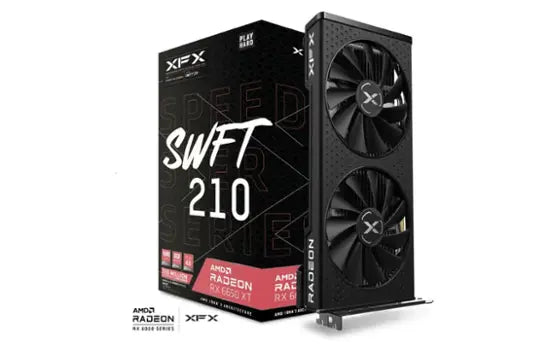 XFX - SPEEDSTER SWFT210 AMD Radeon RX 6650XT Core 8GB GDDR6 PCI Express 4.0 Gaming Graphics Card - Black